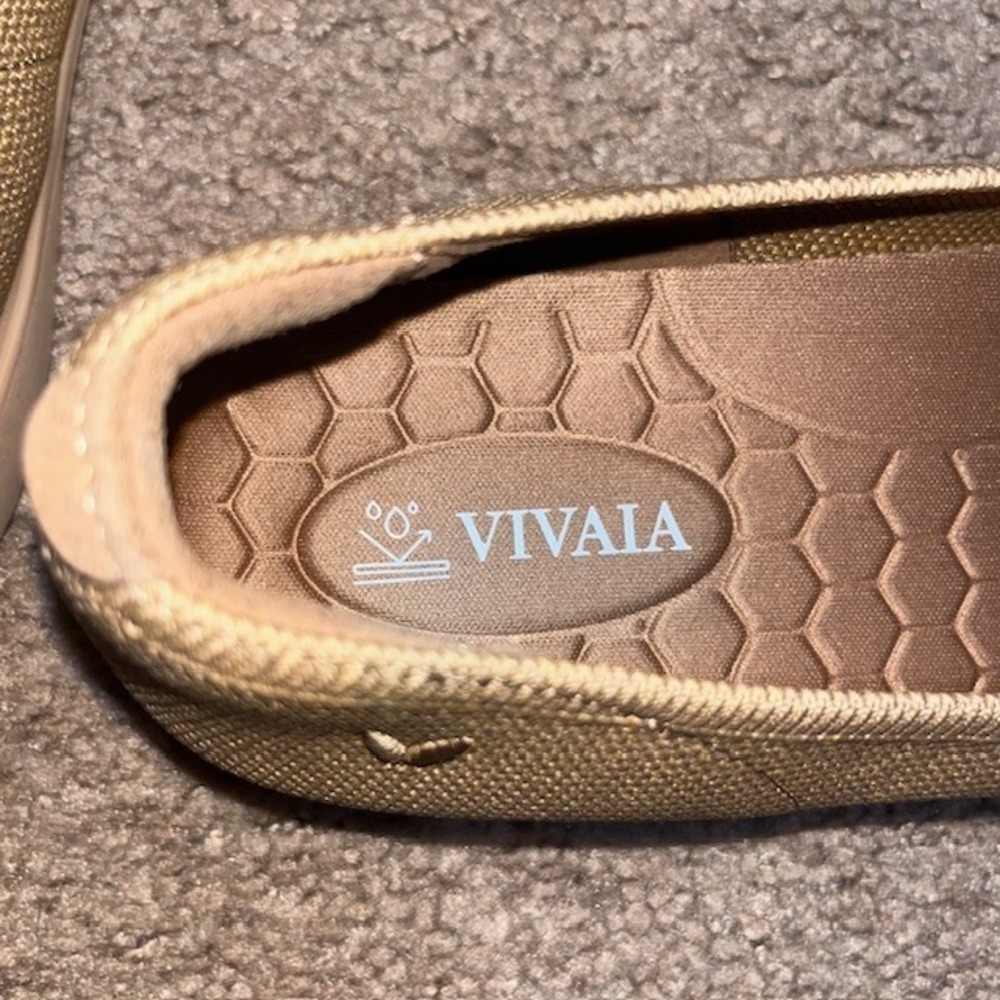 VIVAIA Veronica Pointed-Toe Flats Knit Sustainable Nutmeg Tan 40 / 9 - Picture 9 of 10